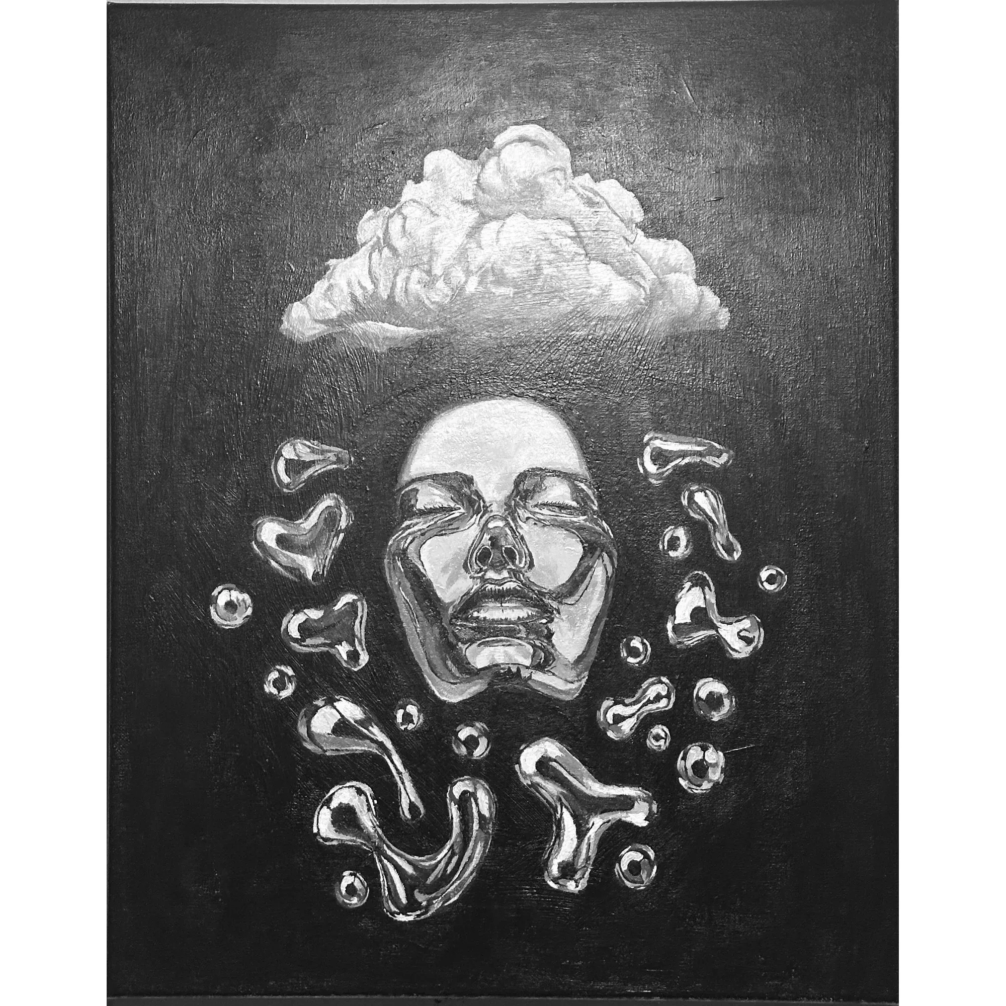 Fallen — Acrylic on canvas, 2026