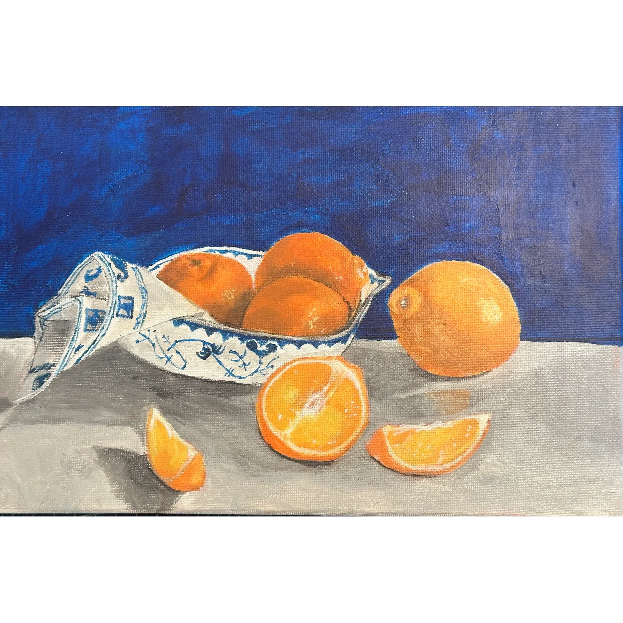 Tangerine — Acrylic on canvas, 2026